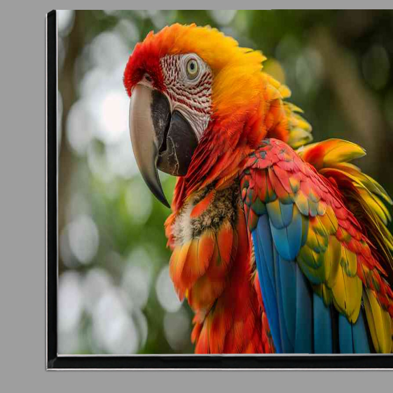 Buy Di-Bond : (Colorful Parrot looks at the camera)
