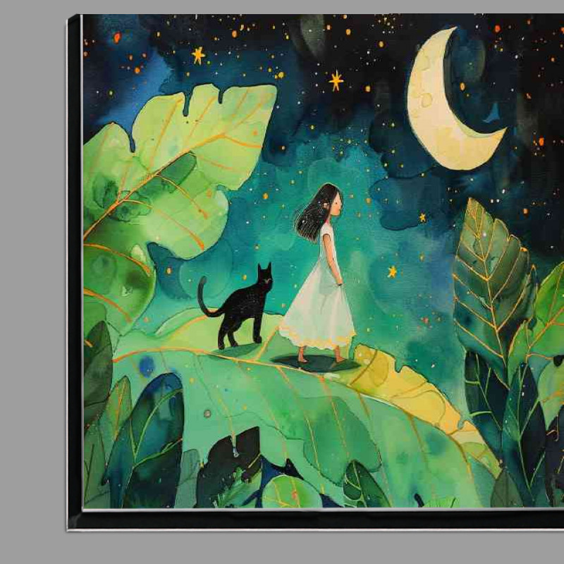 Buy Di-Bond : (Cat and the little girl enchanting)
