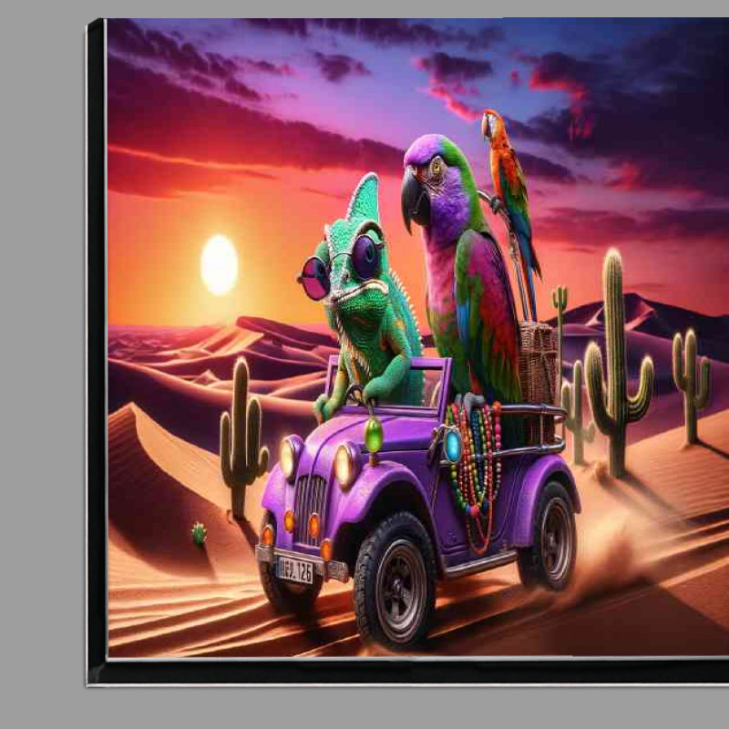 Buy Di-Bond : (Chameleon and a parrot, both sporting tiny sunglasses)