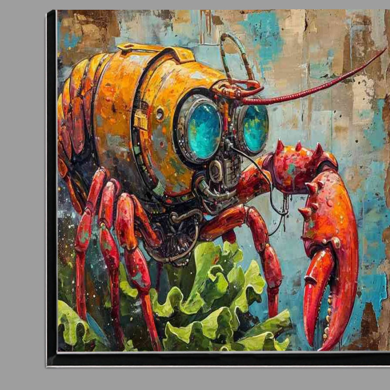 Buy Di-Bond : (Lobster and lettuce art style)
