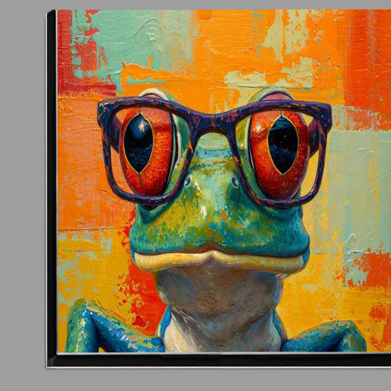 Buy Di-Bond : (Crazy small frog wearing glasses)