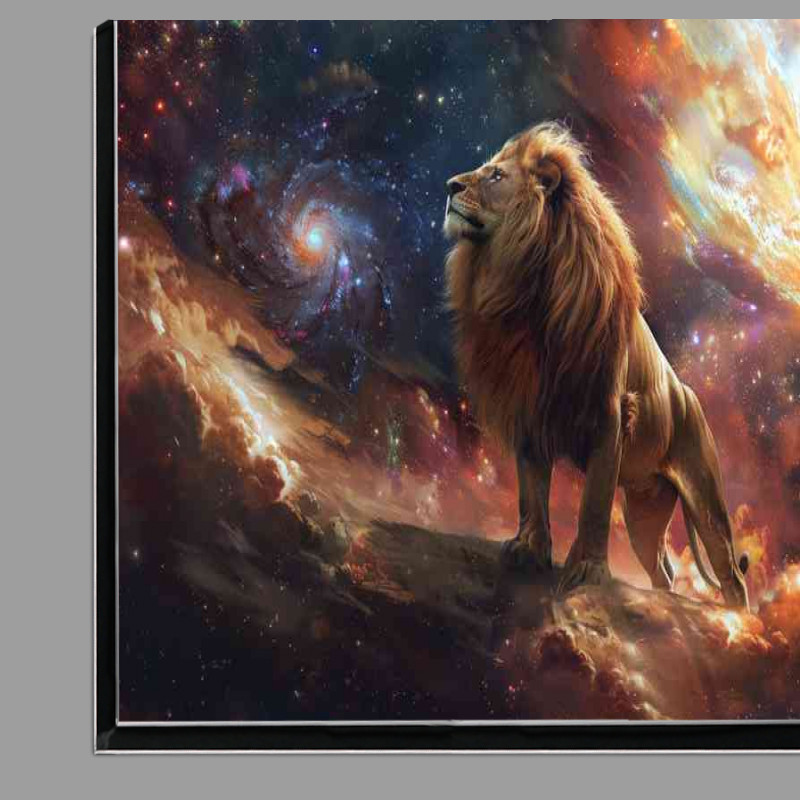 Buy Di-Bond : (A Lone Lion standing in space)