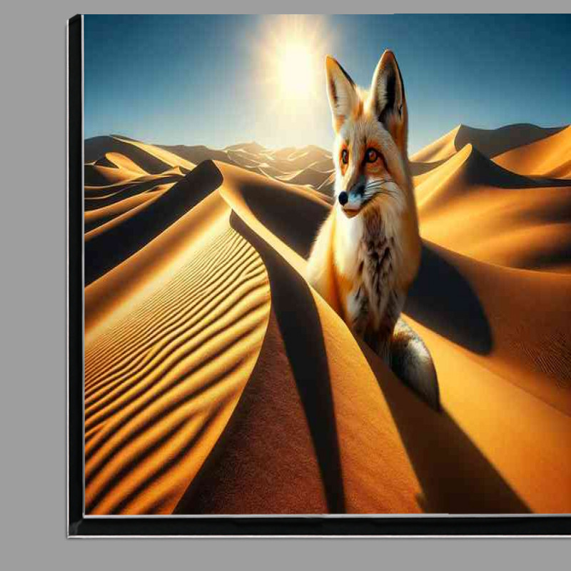 Buy Di-Bond : (Desert fox its fur blending seamlessly with the golden sands)