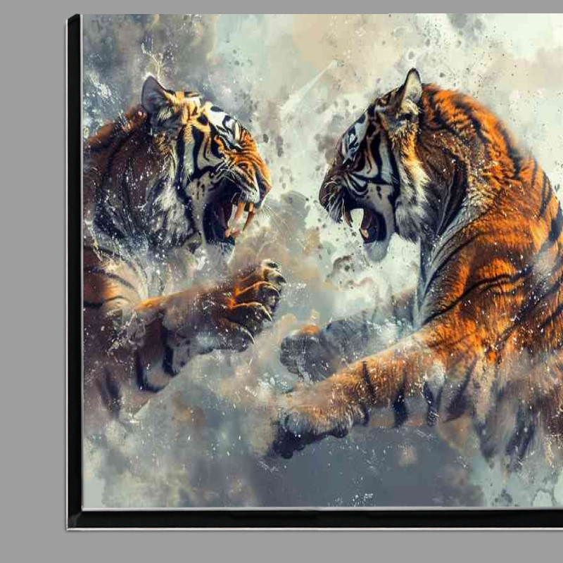 Buy Di-Bond : (Fight between two tigers with their claws)
