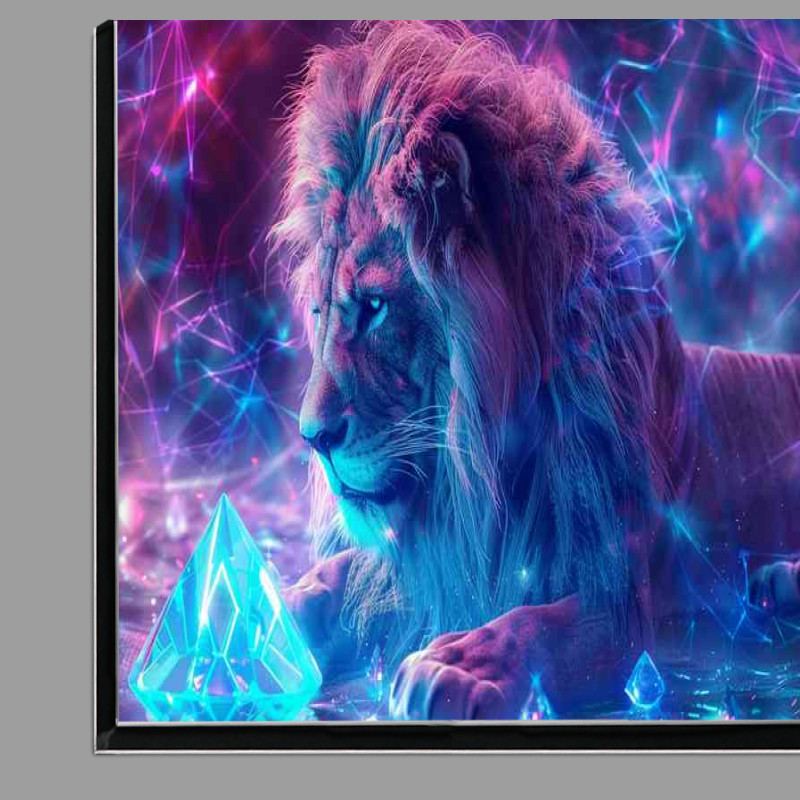 Buy Di-Bond : (Lion is sitting in front of a diamond)