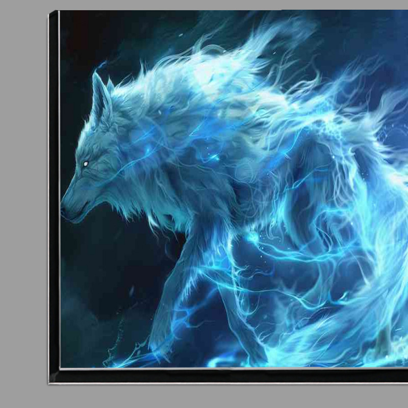 Buy Di-Bond : (The White Wolf in electric blue)