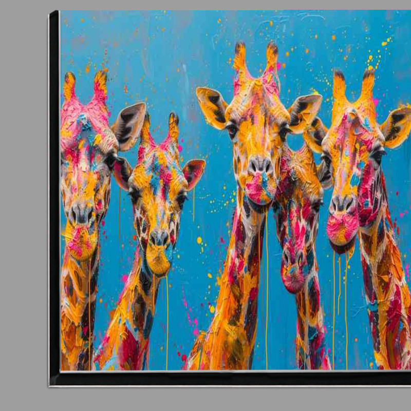 Buy Di-Bond : (The giraffe club splashed art)