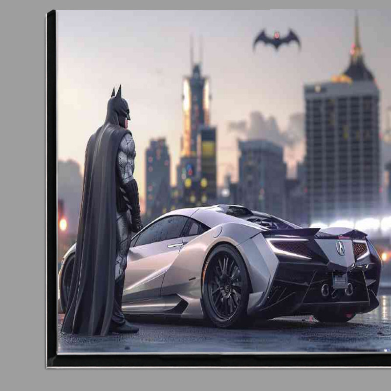 Buy Di-Bond : (Batman standing next to his new Concept car)