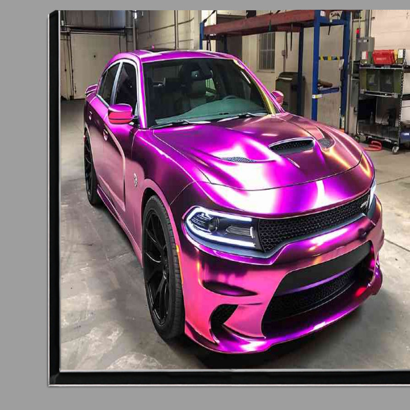 Buy Di-Bond : (Dodge charger srt hellcat magenta color car)