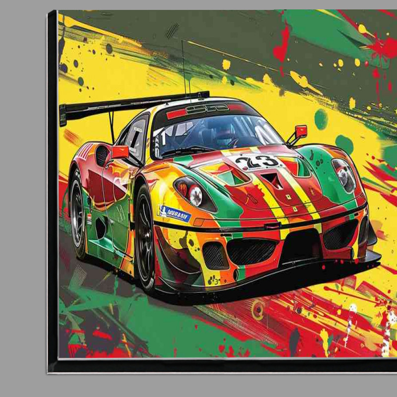 Buy Di-Bond : (Ferrari multi coloured in a pop art style)