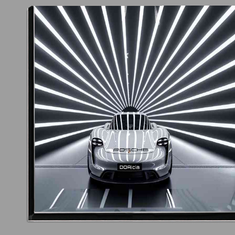 Buy Di-Bond : (Futuristic Porsche style concept car white)