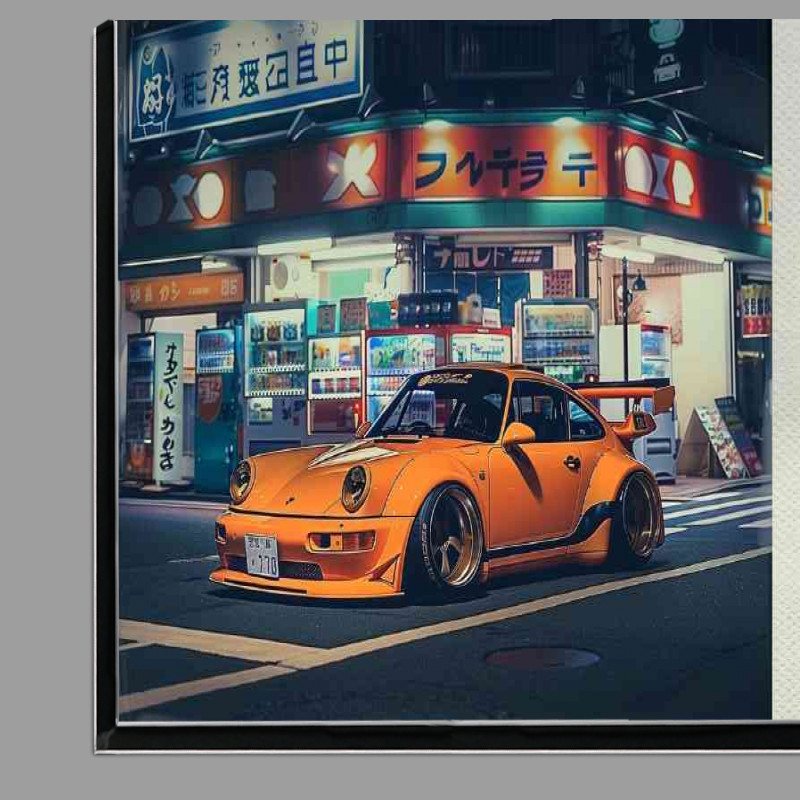 Buy Di-Bond : (Orange widebody Porsche on the street)