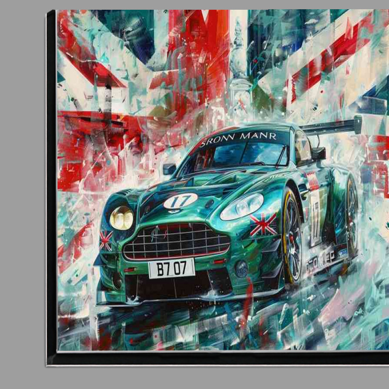 Buy Di-Bond : (Painted style Aston Martin with uk flag)