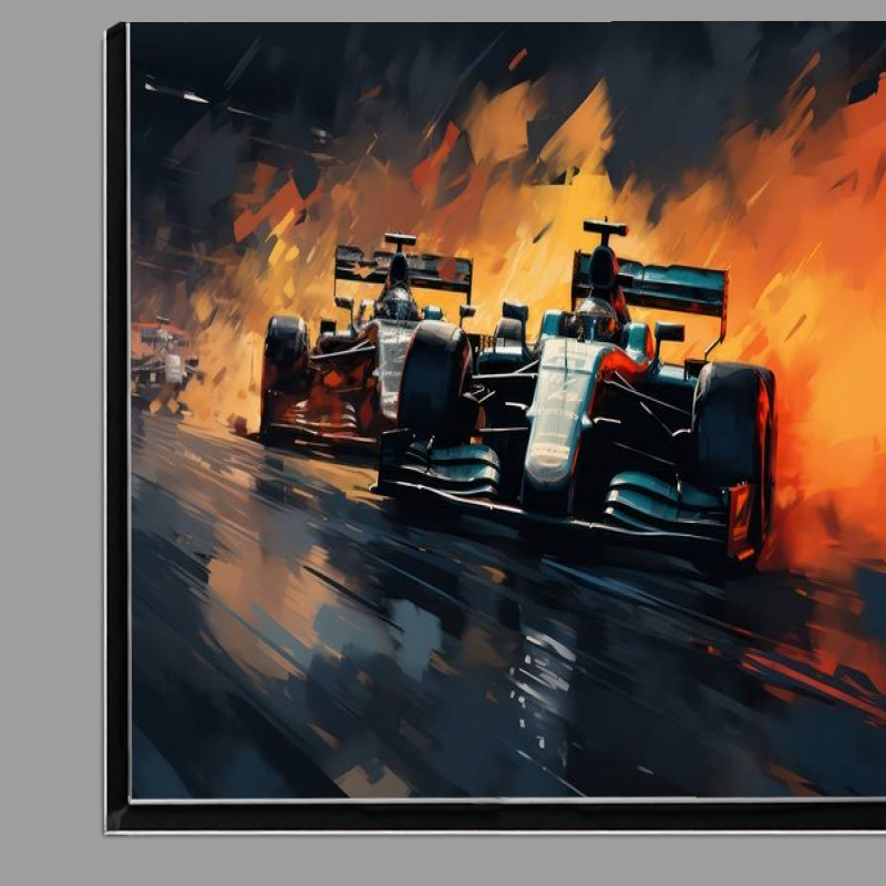 Buy Di-Bond : (Painted style racing cars on the race track)