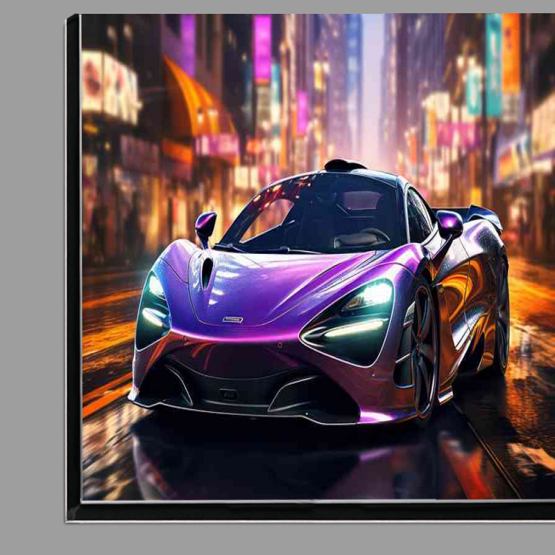 Buy Di-Bond : (Purple super sports car with neon style colours)