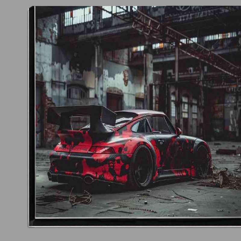 Buy Di-Bond : (Widebody Porsche R with black and red camo)