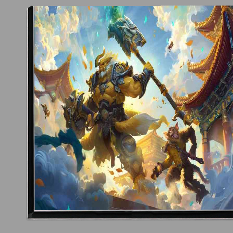 Buy Di-Bond : (Anthropomorphic yellow fighting)