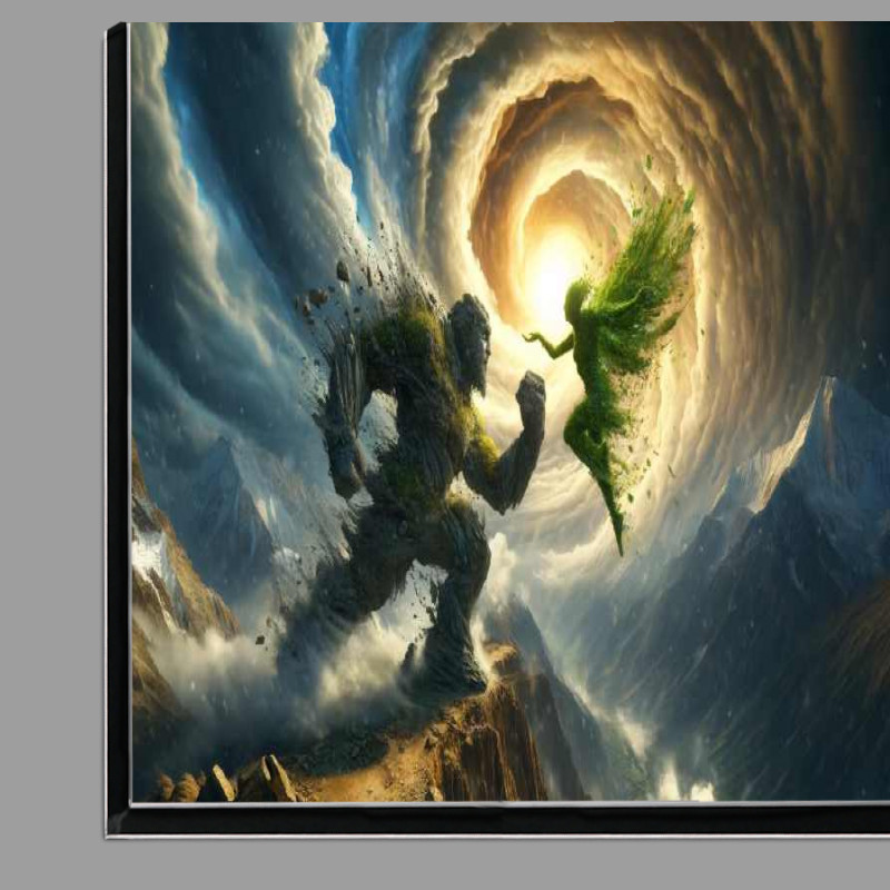 Buy Di-Bond : (Battle between an Earth golem and a Wind sylph)