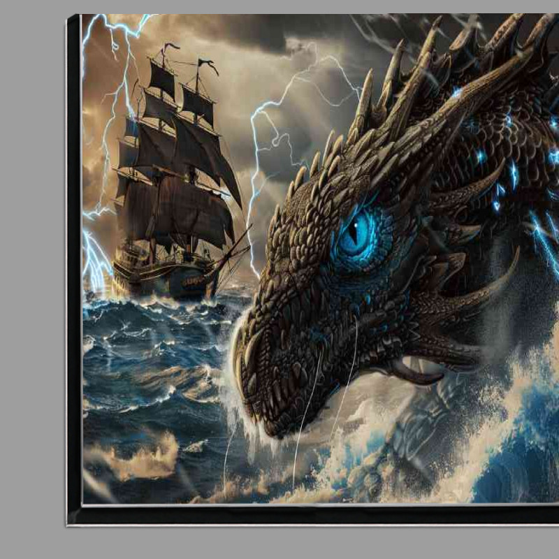 Buy Di-Bond : (Dragon with blue eyes and black scales)
