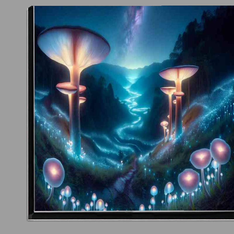 Buy Di-Bond : (Mystical valley at night illuminated by giant)