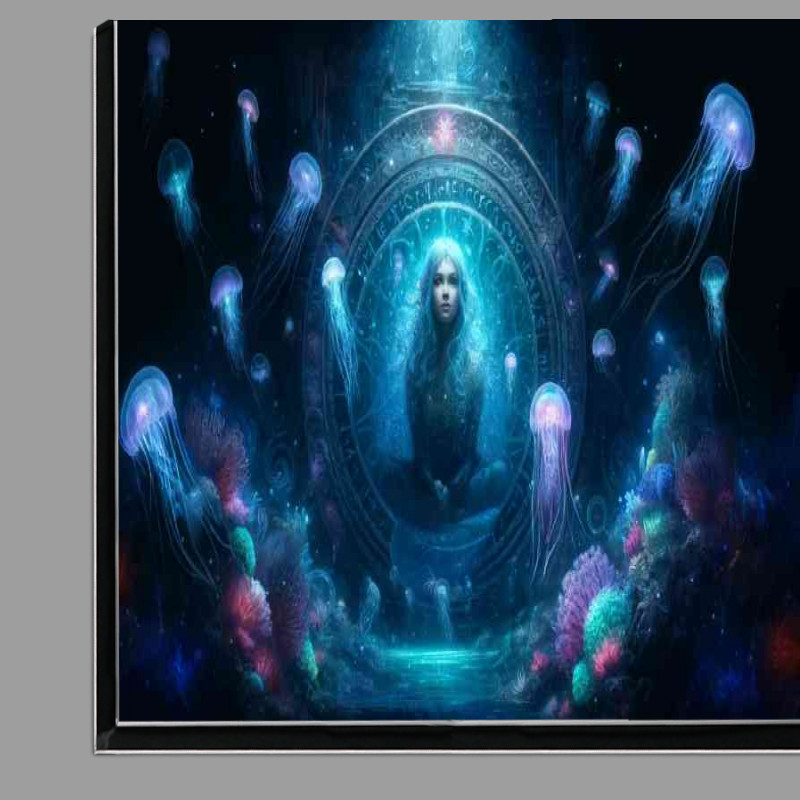 Buy Di-Bond : (Mystical Mermaid submerged in a deep ocean)