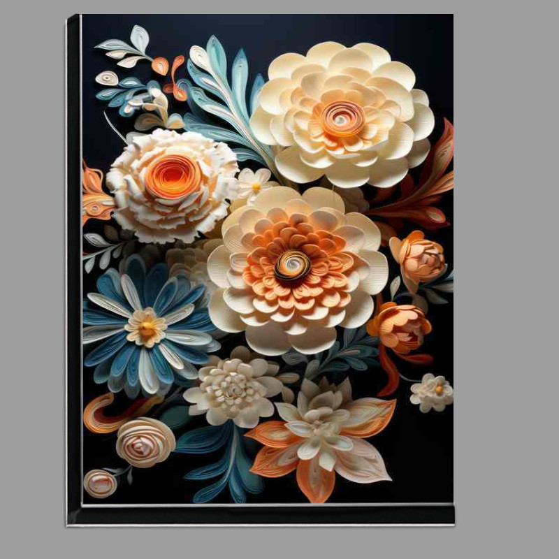 Buy Di-Bond : (Colorful Petal Panorama Abstract Creations)