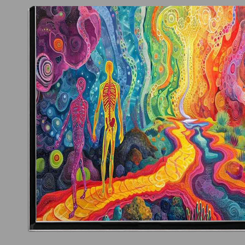 Buy Di-Bond : (Abstract art physidellic street view)