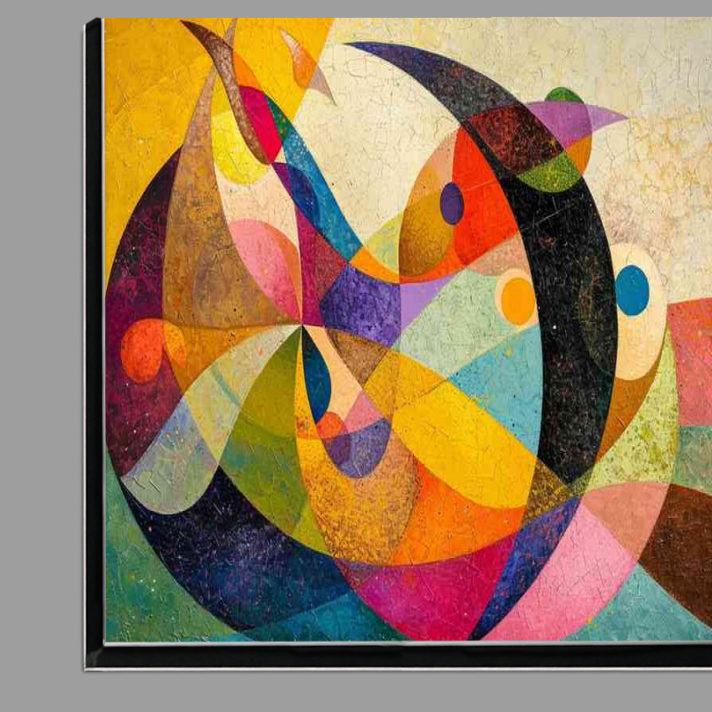 Buy Di-Bond : (Abstract shapes in a colourful style)