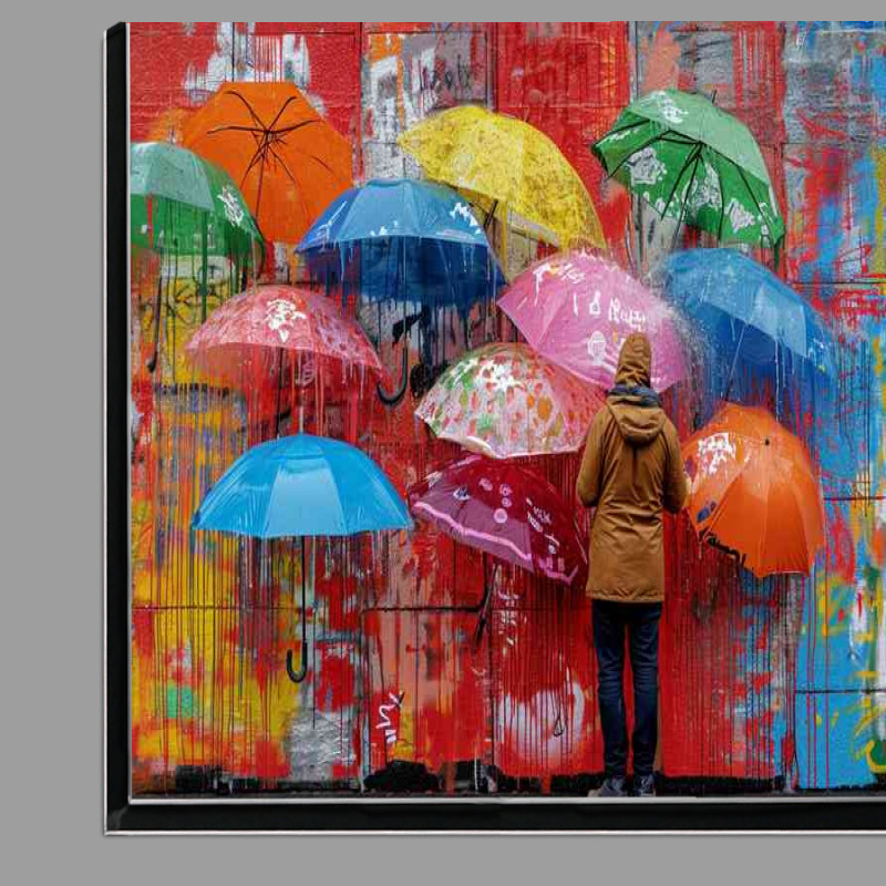 Buy Di-Bond : (Graffiti artist works with watered down walls)
