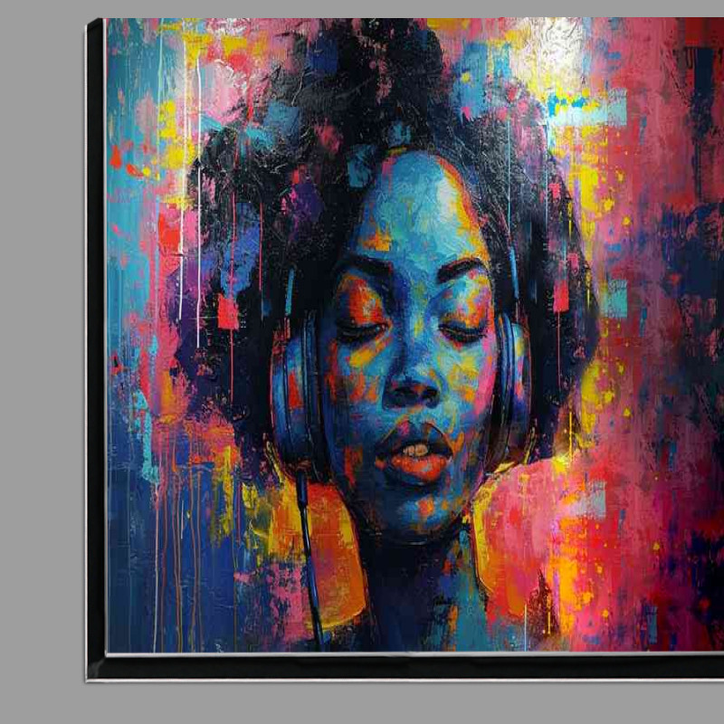 Buy Di-Bond : (The painted ladys head with heaphones on)