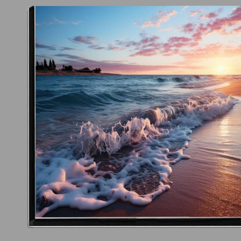 Buy Di-Bond : (Ocean rolling on the sand beech)