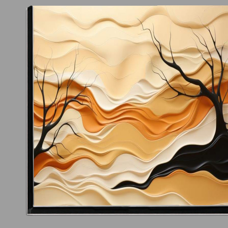 Buy Di-Bond : (Abstract style of a pair Trees)