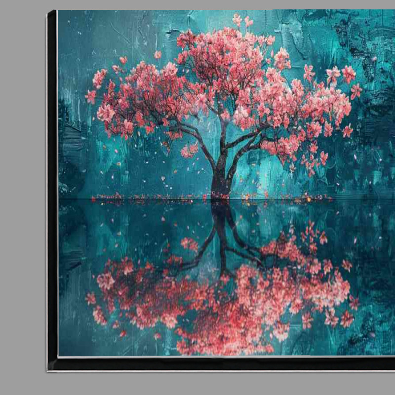 Buy Di-Bond : (The Reflection of a single tree in the water)