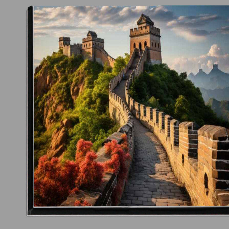 Buy Di-Bond : (Autumn colours on the Great Wall Of China)