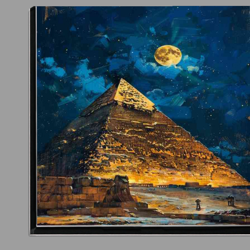 Buy Di-Bond : (The pyramid at night with full moon)