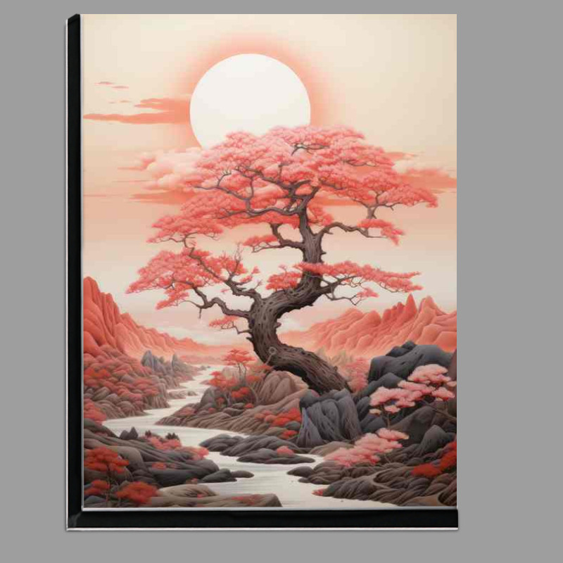 Buy Di-Bond : (Beneath the Cherry Blossoms Japans Mountainous Beauty)