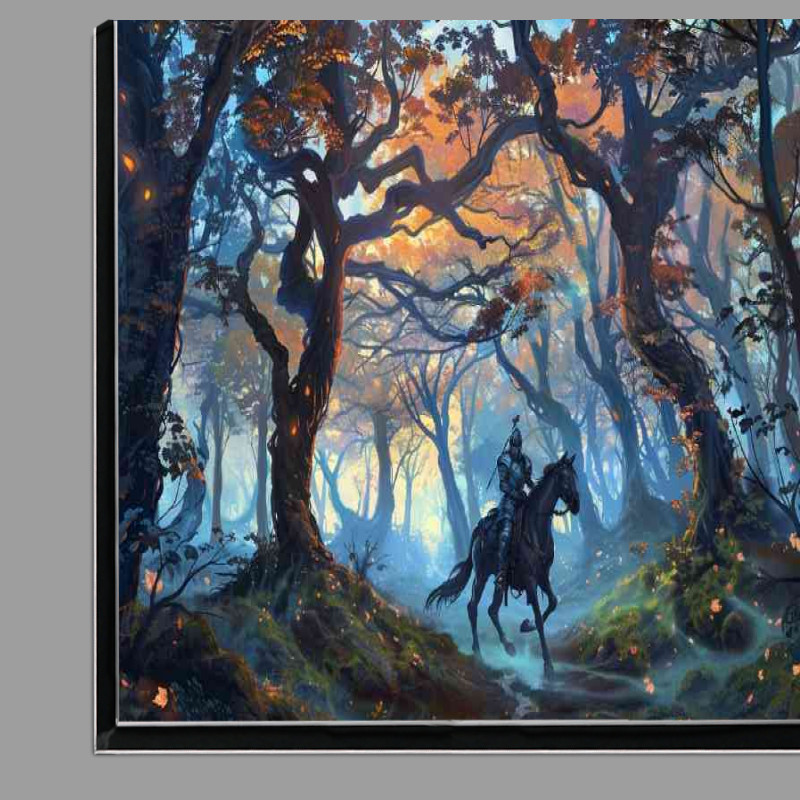 Buy Di-Bond : (Knight riding through an enchanted wooded forest)