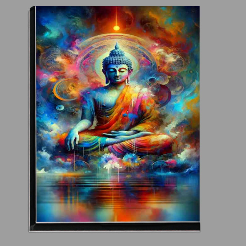 Buy Di-Bond : (serene Buddha figure in a meditative pose. The Buddh)