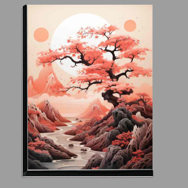 Buy Di-Bond : (Cherry Tree Oases Japans Lakeside Blossom Spots)