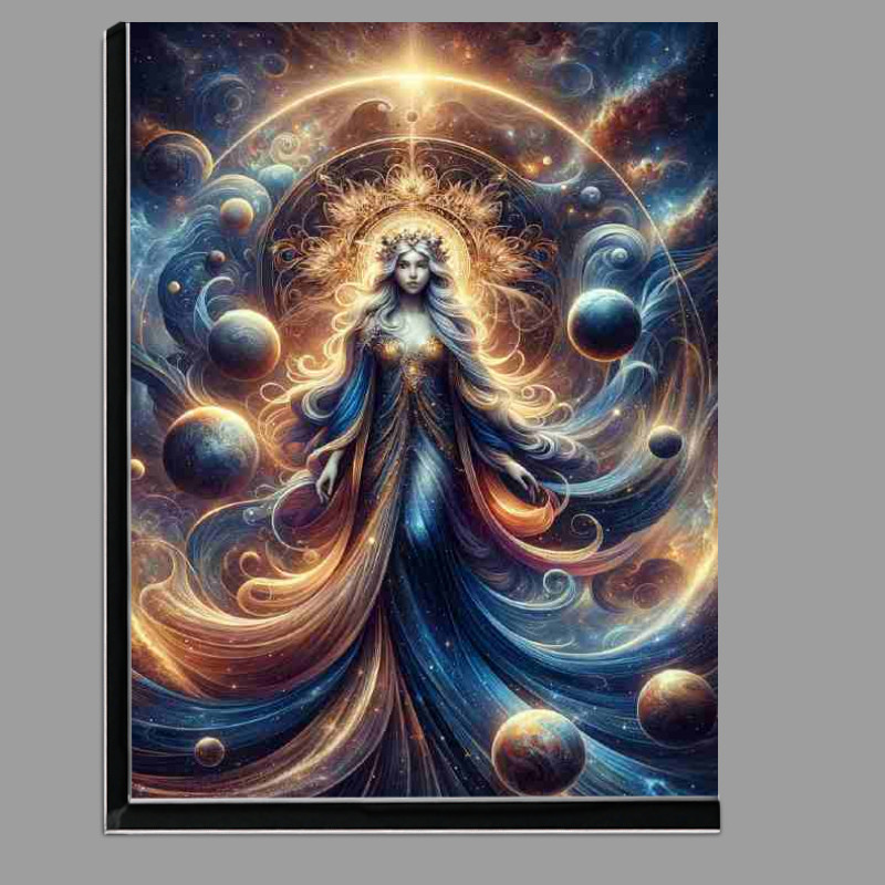 Buy Di-Bond : (Goddess with flowing robes colored in deep blue and gold)