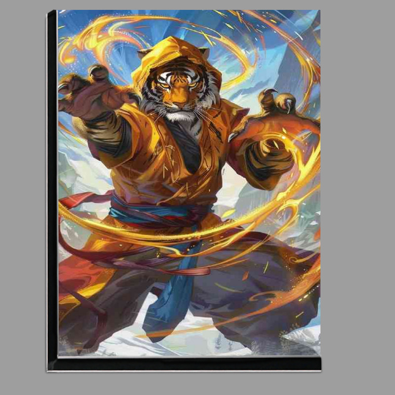Buy Di-Bond : (Tiger Monk with yellow hood casting golden energy)
