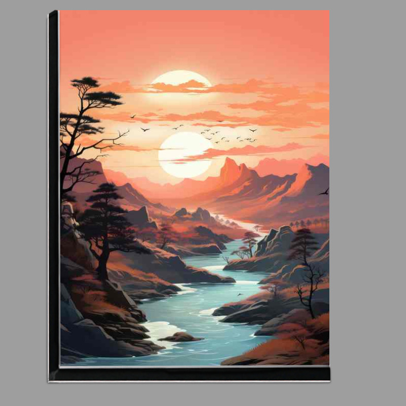 Buy Di-Bond : (Dreaming of Sakura Japans Mountains and Streams)