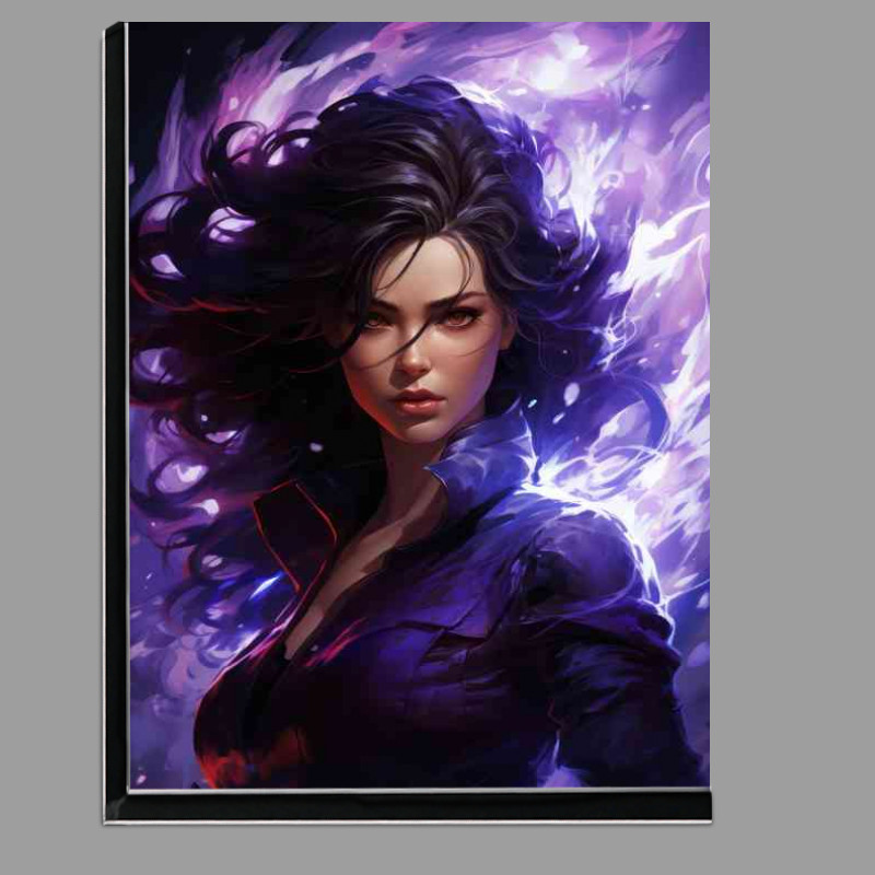 Buy Di-Bond : (Female anime character in purple with dark hair)