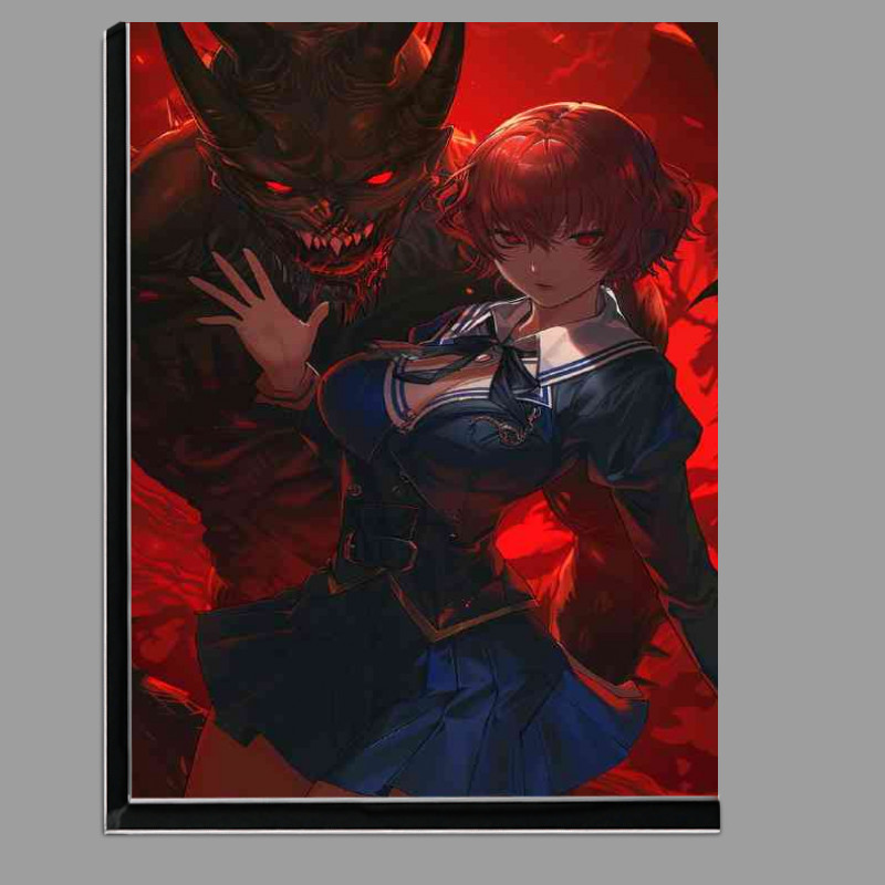 Buy Di-Bond : (Female teacher with short red hair)