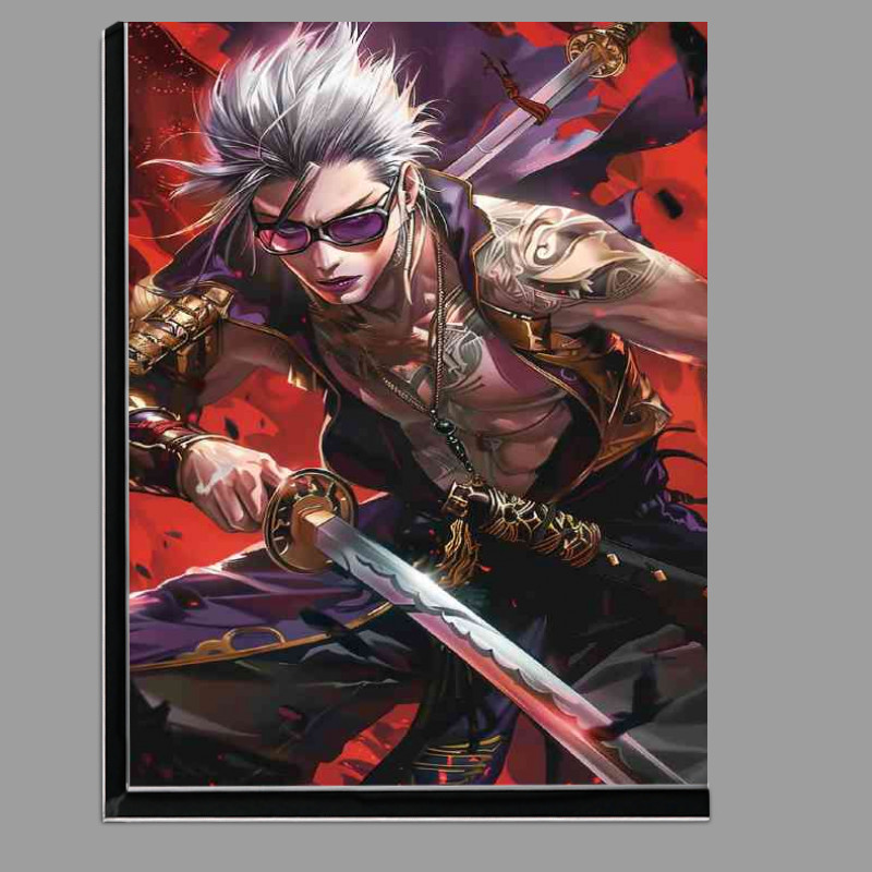 Buy Di-Bond : (Handsome man with silver hair wearing glasses)