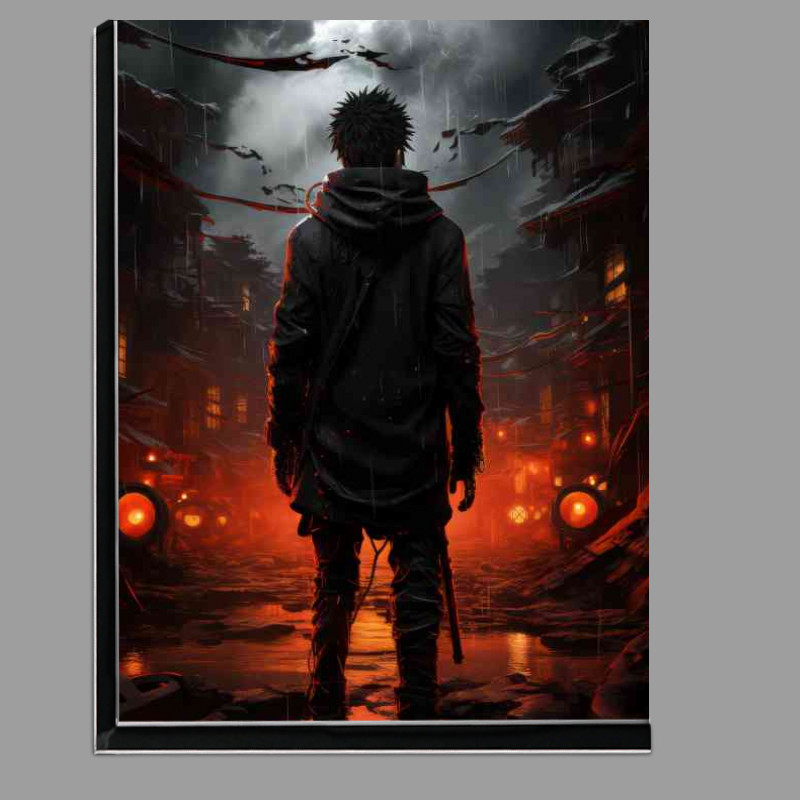 Buy Di-Bond : (Naruto in the style of dystopian art)
