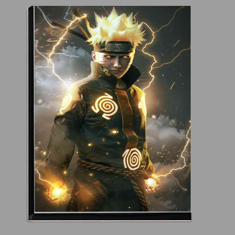 Buy Di-Bond : (Realistic illustration of Naruto Uzumaki in his Akats)