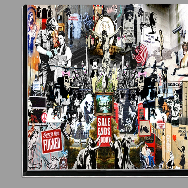 Buy Di-Bond : (Banksy collage)