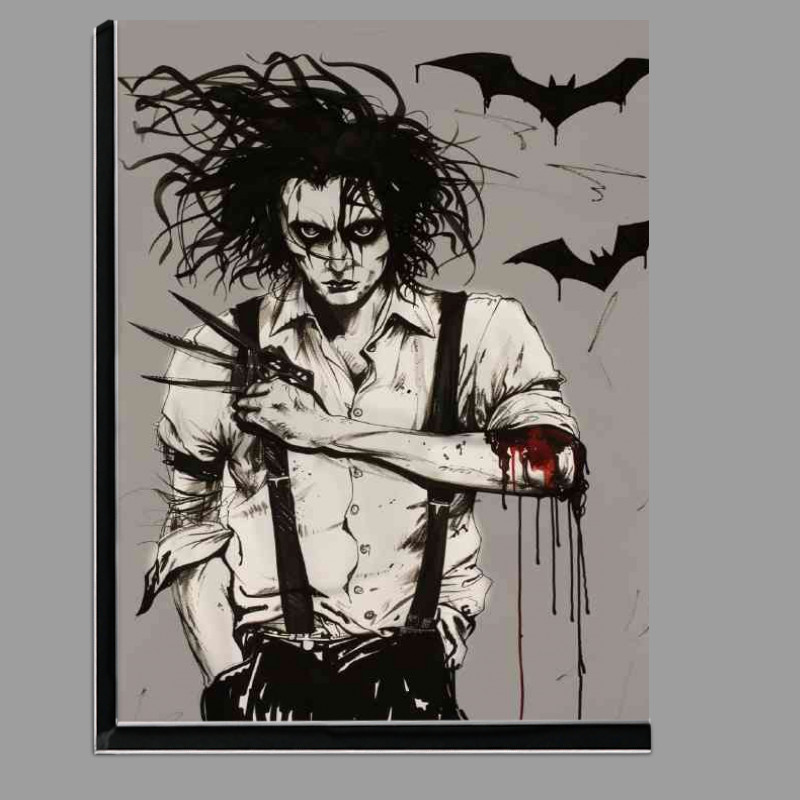 Buy Di-Bond : (Edward Scissorhands style painting)