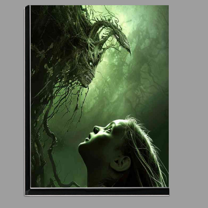 Buy Di-Bond : (Girl with long hair is looking up at the demon)